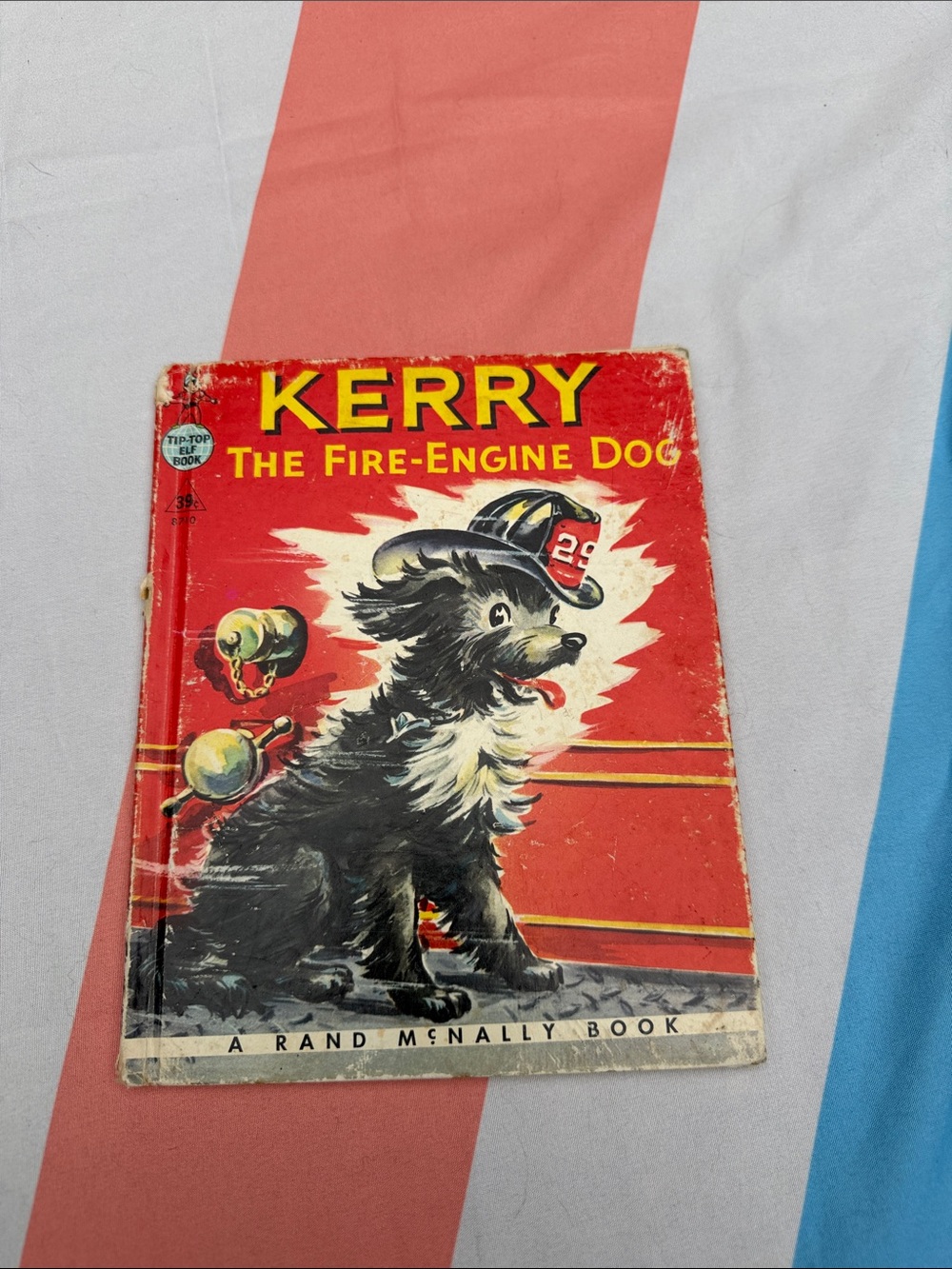 KERRY The Fire-Engine Dog - Red Children's Book by Rand McNally